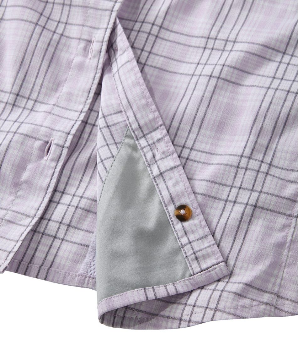 L.L.Bean Women's Tropicwear Shirt, Plaid Short-Sleeve CLOTHING|OUTDOOR EQUIPMENT