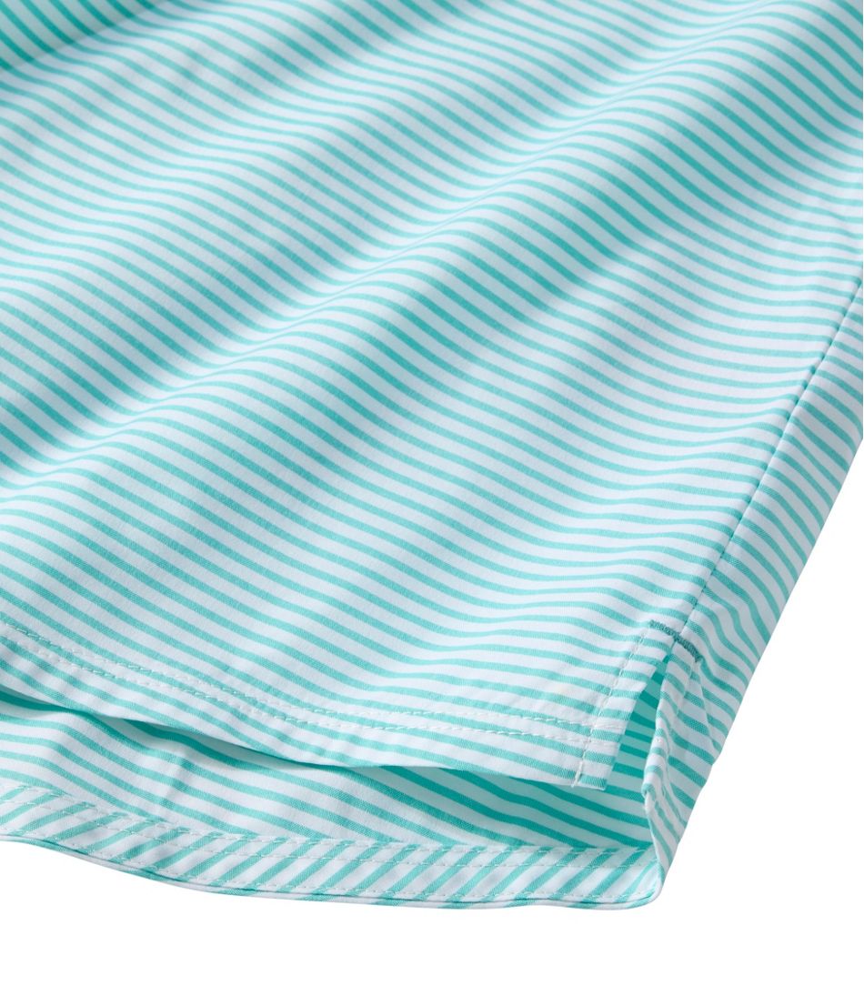 L.L.Bean Women's Everyday SunSmart® Woven Shirt, Quarter-Zip Pullover Colorblock CLOTHING|SALE