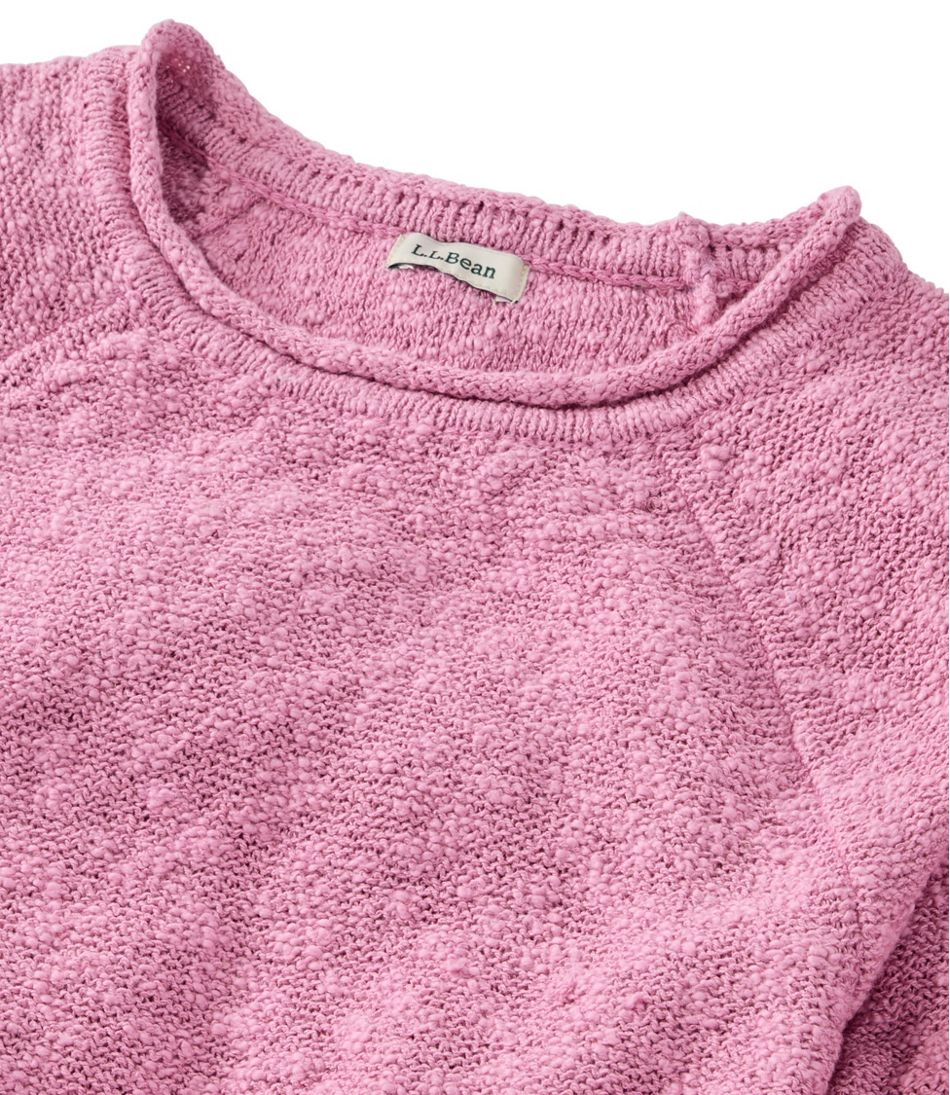 L.L.Bean Women's Midweight Cotton Slub Rollneck Pullover CLOTHING|SALE