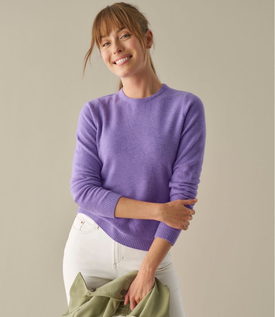 L.L.Bean Women's Classic Cashmere, Crewneck CLOTHING|SALE