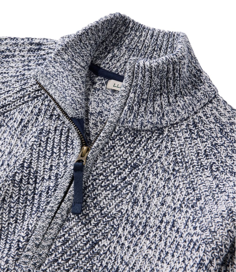 L.L.Bean Women's Mariner Shaker Sweater, Quarter-Zip CLOTHING|SALE