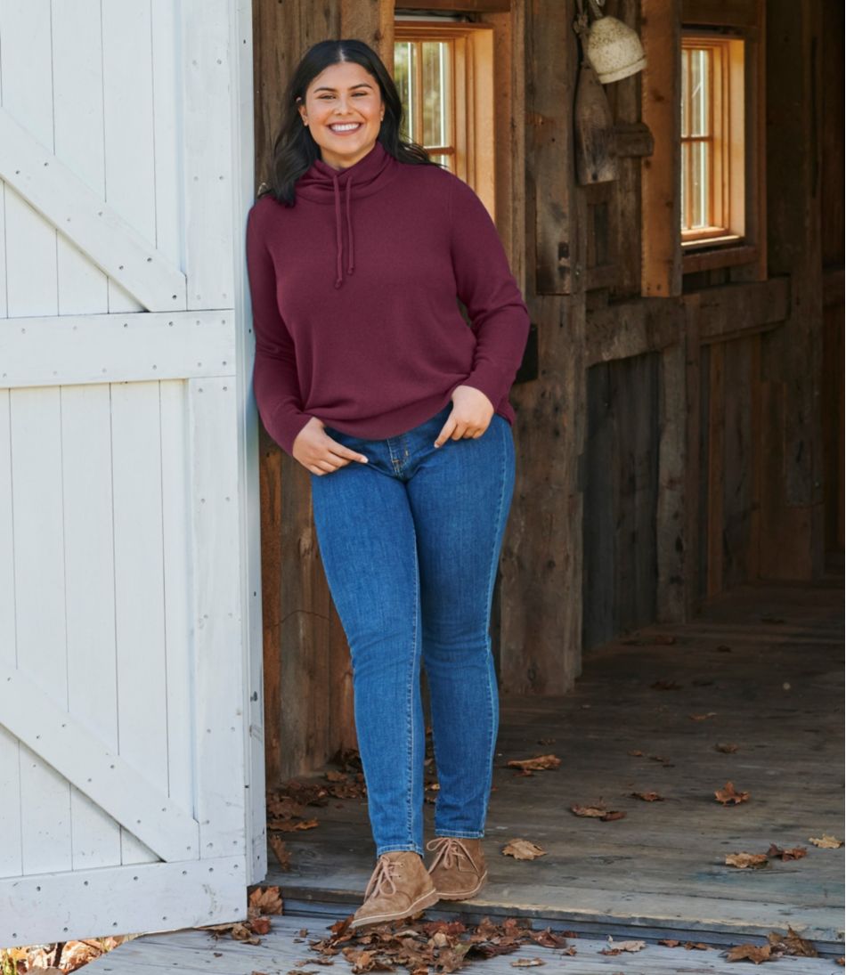 L.L.Bean Women's Classic Cashmere Sweater, Funnelneck CLOTHING|SALE