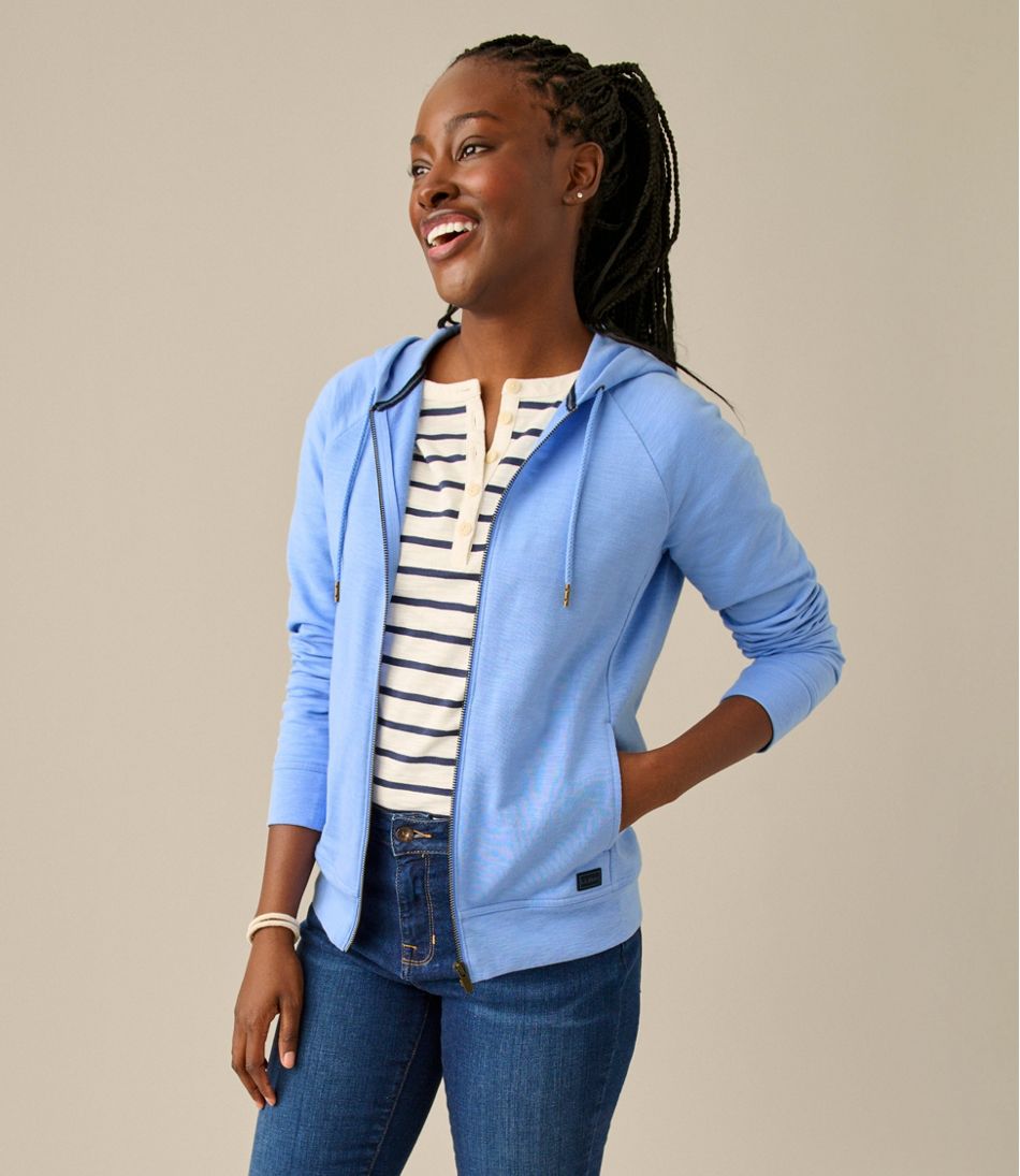 L.L.Bean Women's Peaks Island Full-Zip Hoodie CLOTHING