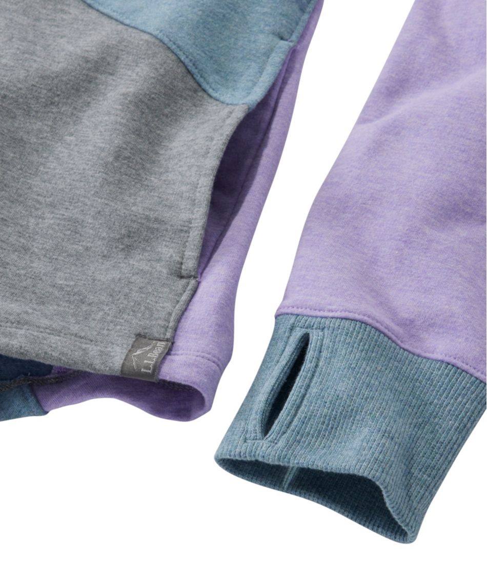 L.L.Bean Women's Cozy Mixed-Knit Pullover, Colorblock CLOTHING|SALE
