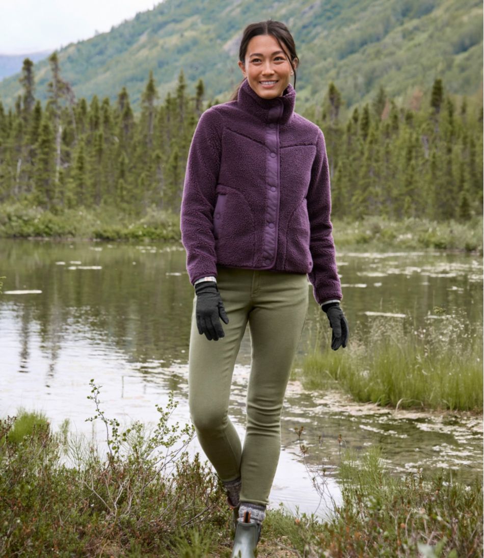L.L.Bean Women's Bean's Sherpa Fleece Jacket CLOTHING|SALE