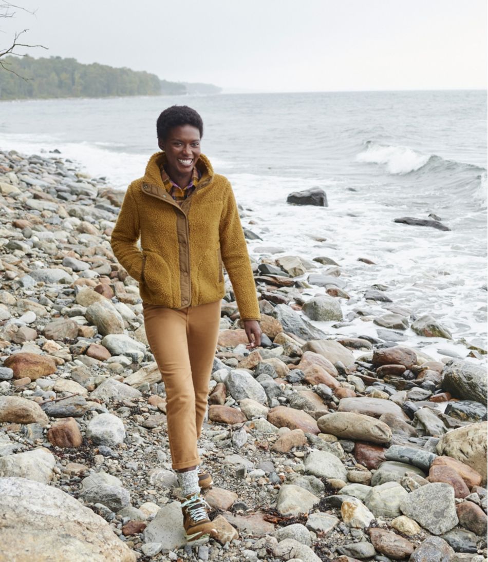 L.L.Bean Women's Bean's Sherpa Fleece Jacket CLOTHING|SALE