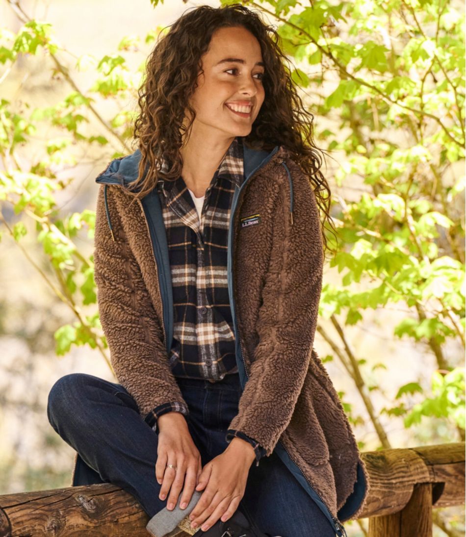 L.L.Bean Women's Mountain Pile Fleece Coat CLOTHING|SALE