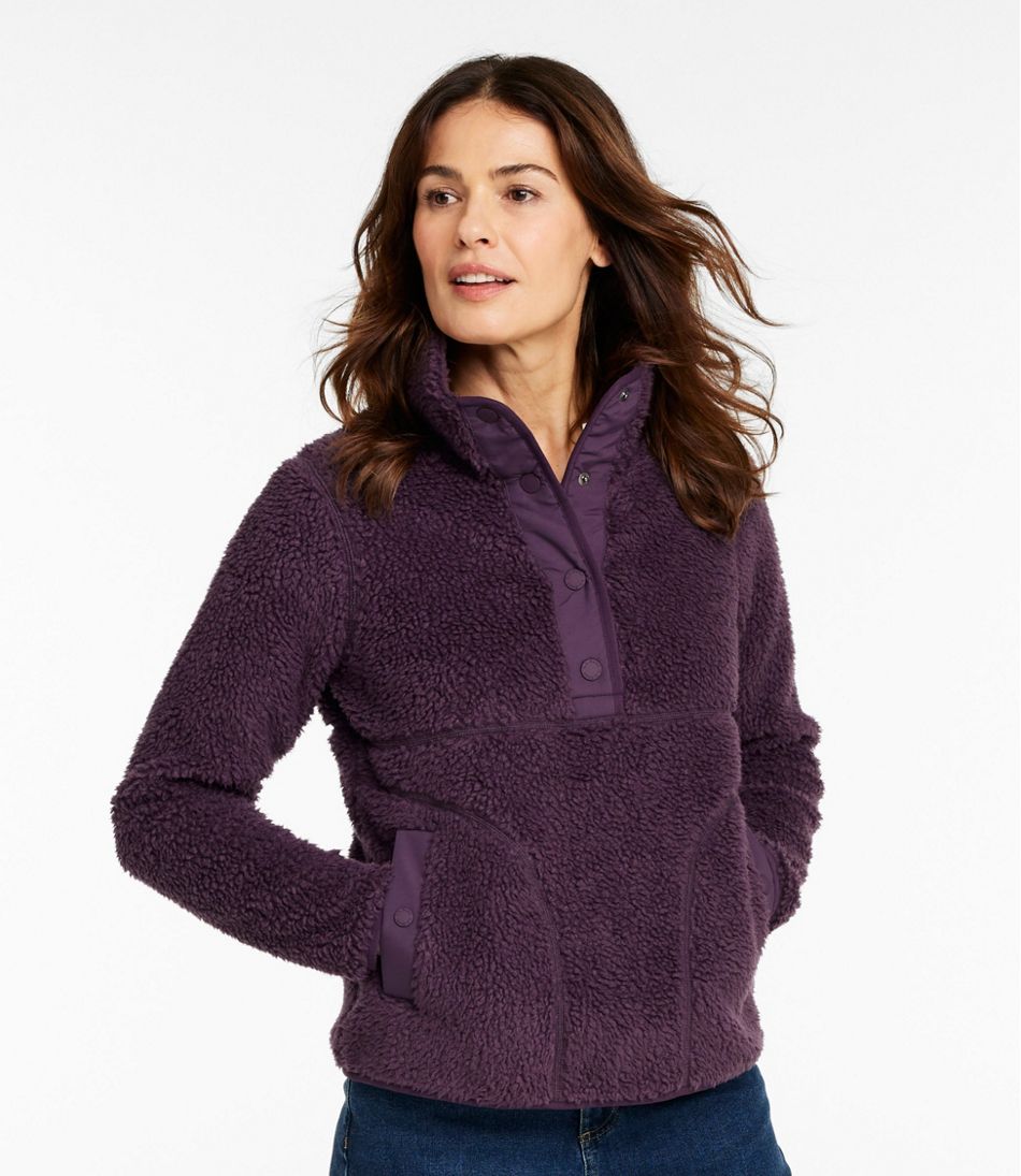L.L.Bean Women's Bean's Sherpa Fleece Pullover CLOTHING|SALE