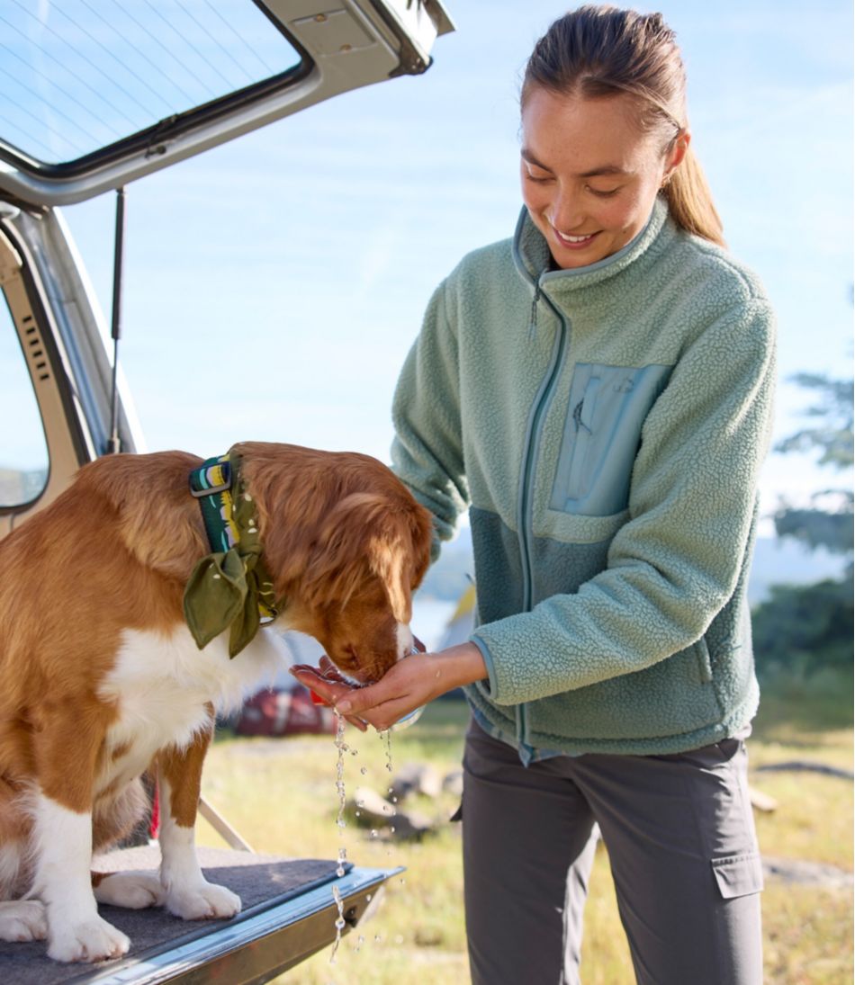 L.L.Bean Women's Mountainside Fleece Jacket, Colorblock CLOTHING|SALE