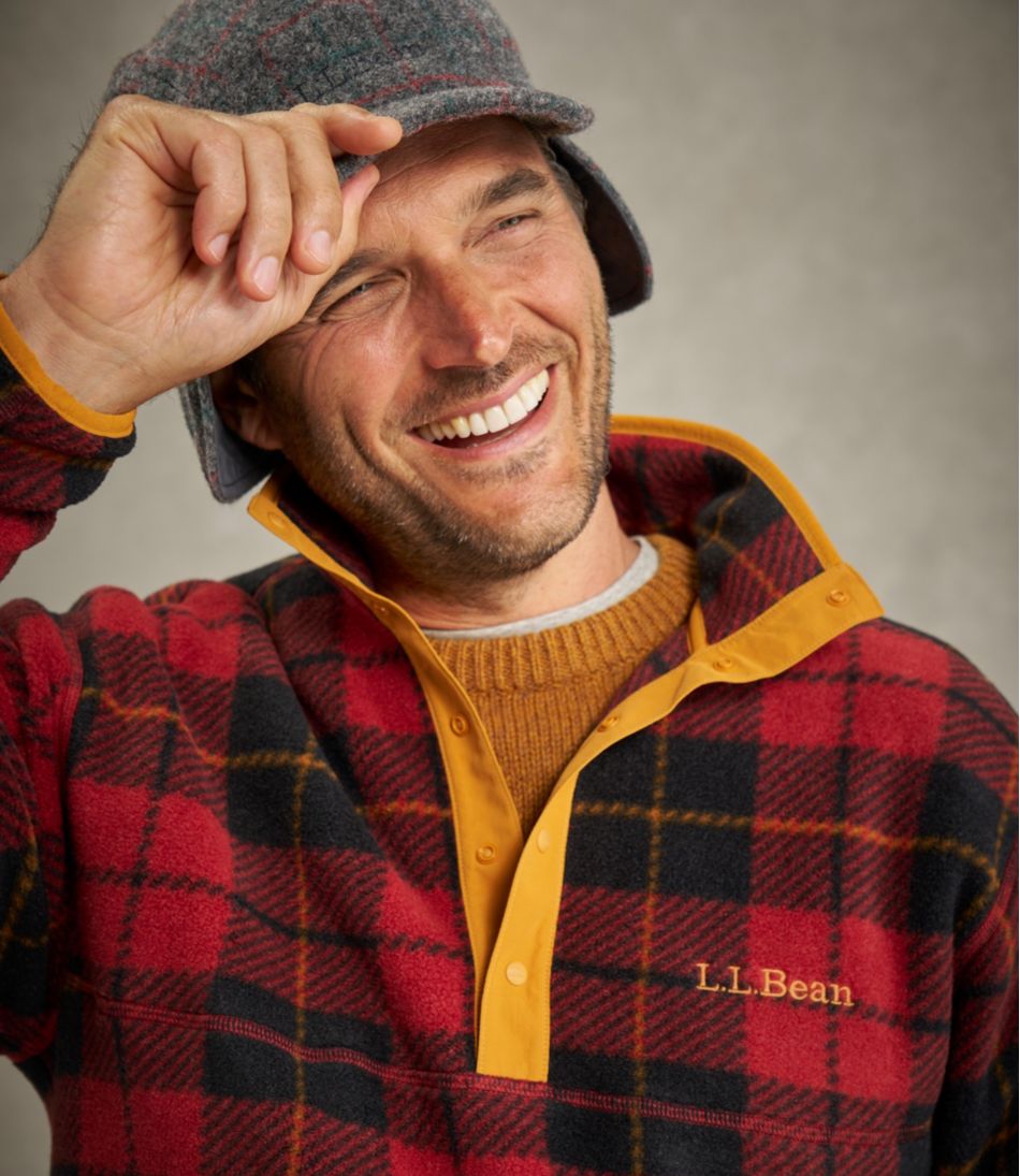 L.L.Bean Adults' Bean's Classic Fleece Pullover, Print CLOTHING|SALE