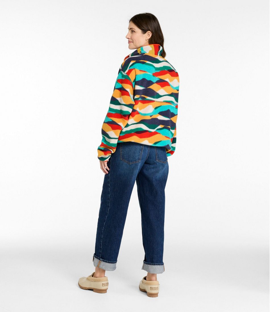 L.L.Bean Adults' Bean's Classic Fleece Pullover, Print CLOTHING|SALE