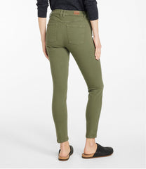 L.L.Bean Women's BeanFlex®Jeans, High-Rise Slim-Leg Ankle Color CLOTHING|SALE