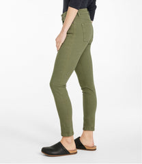 L.L.Bean Women's BeanFlex®Jeans, High-Rise Slim-Leg Ankle Color CLOTHING|SALE