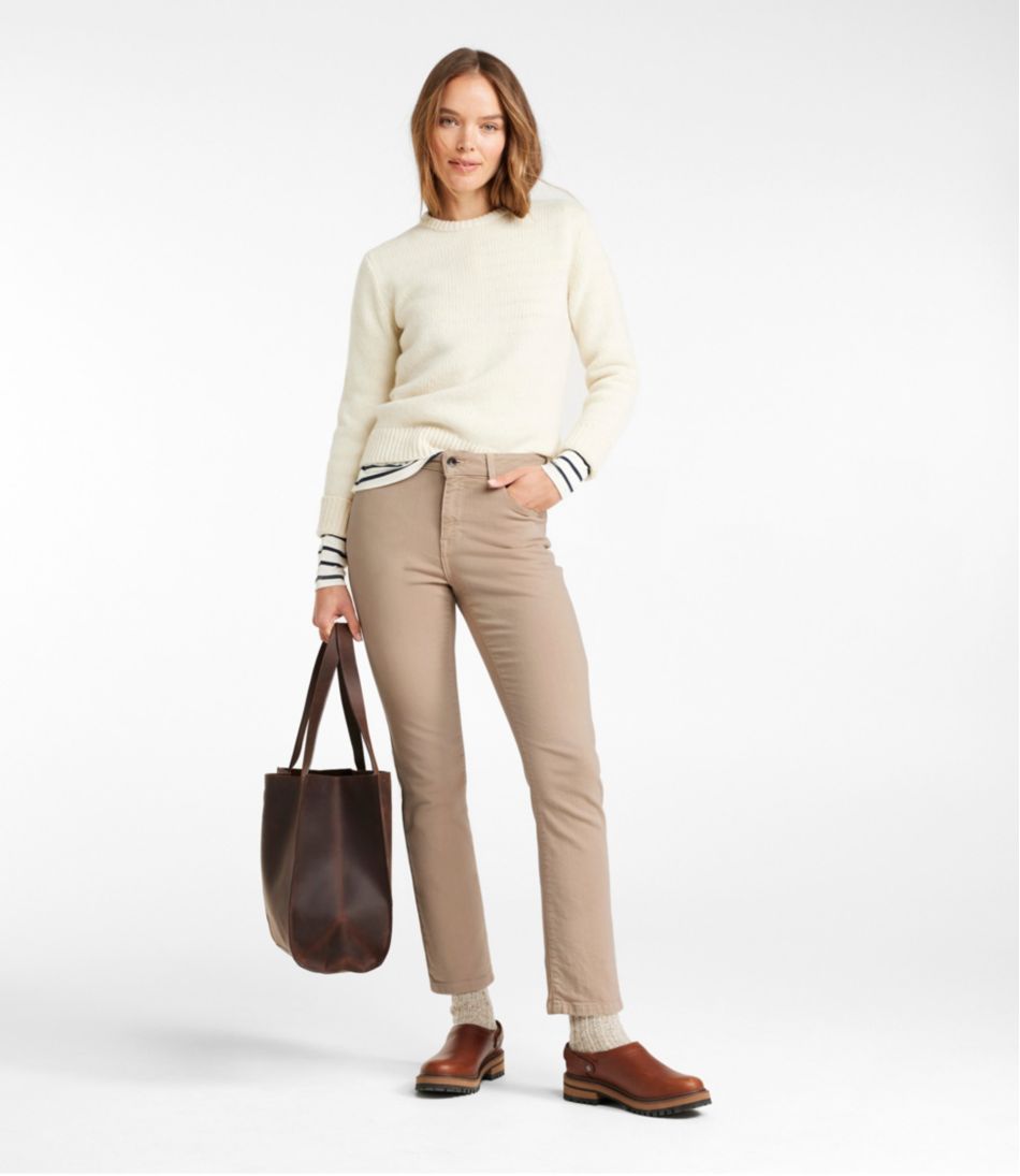 L.L.Bean Women's True Shape Jeans, High-Rise Slim-Leg Ankle Colors CLOTHING|SALE