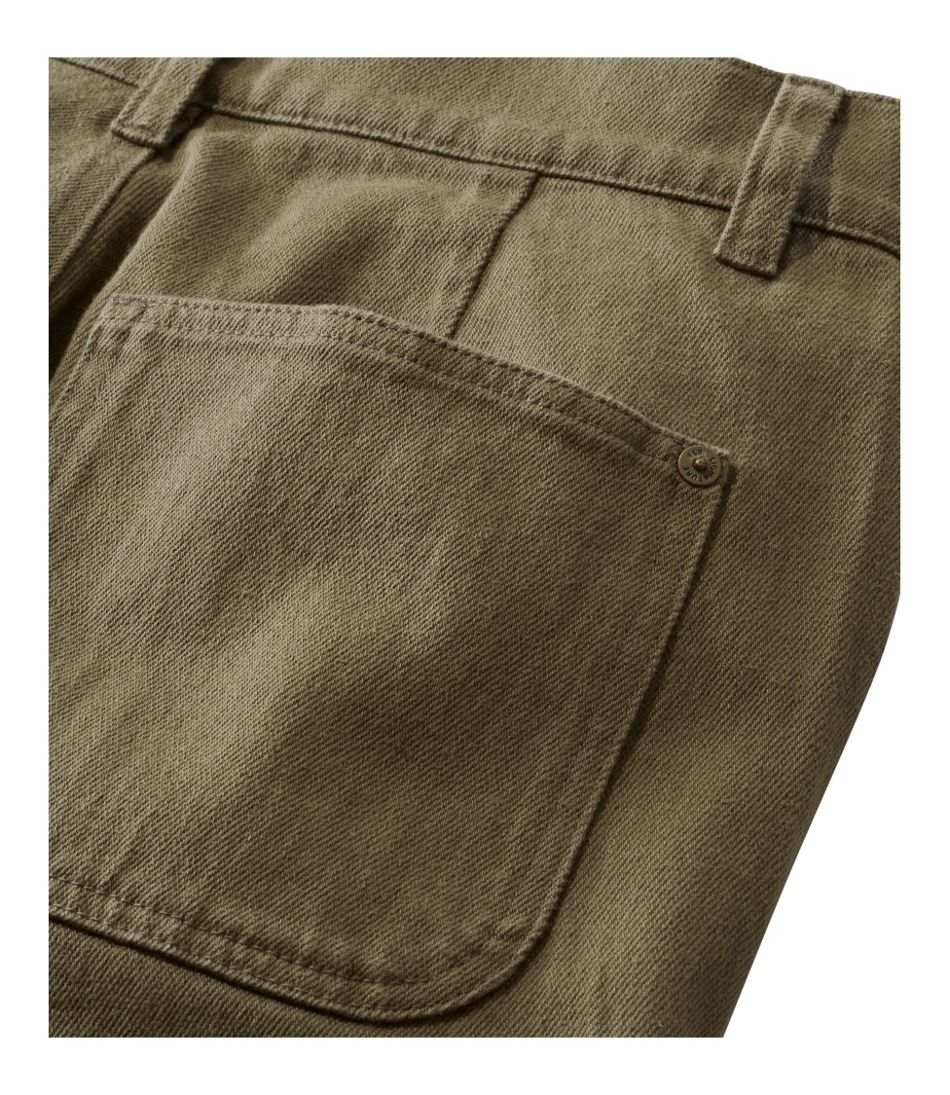L.L.Bean Women's Signature Washed Cotton Barrel Pants, High-Rise Tapered Leg CLOTHING|SALE