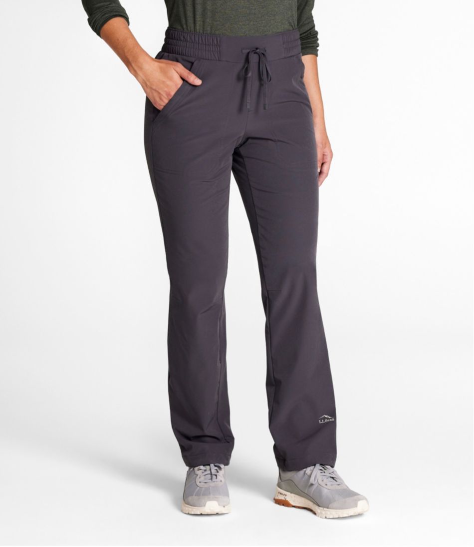L.L.Bean Women's VentureStretch Trail Pants, Brushed-Back Straight-Leg CLOTHING