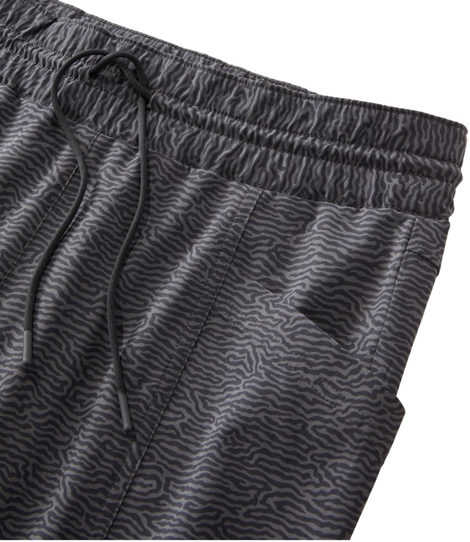 L.L.Bean Women's VentureStretch Woven Ankle Pants, Mid-Rise Print CLOTHING
