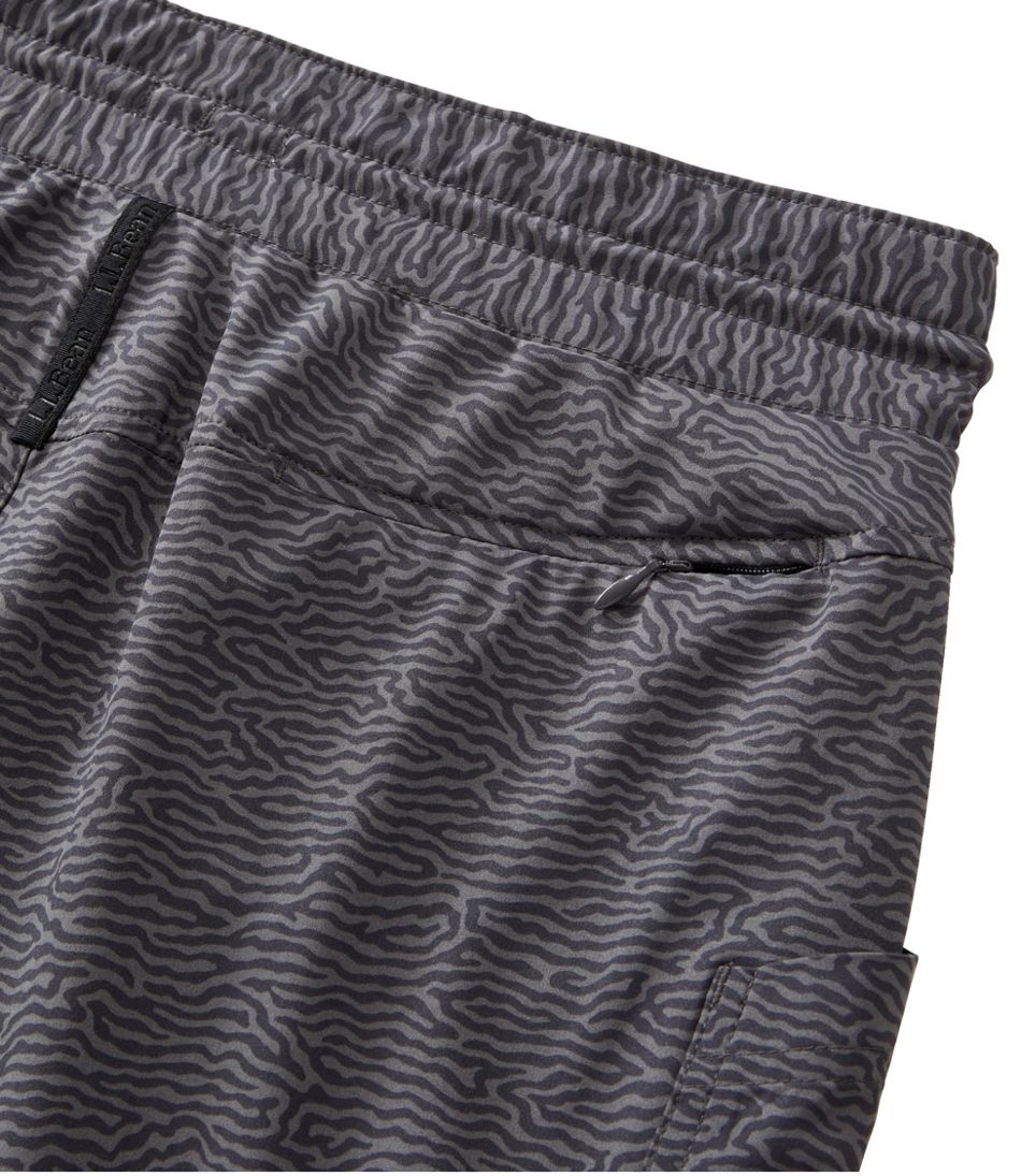 L.L.Bean Women's VentureStretch Woven Ankle Pants, Mid-Rise Print CLOTHING