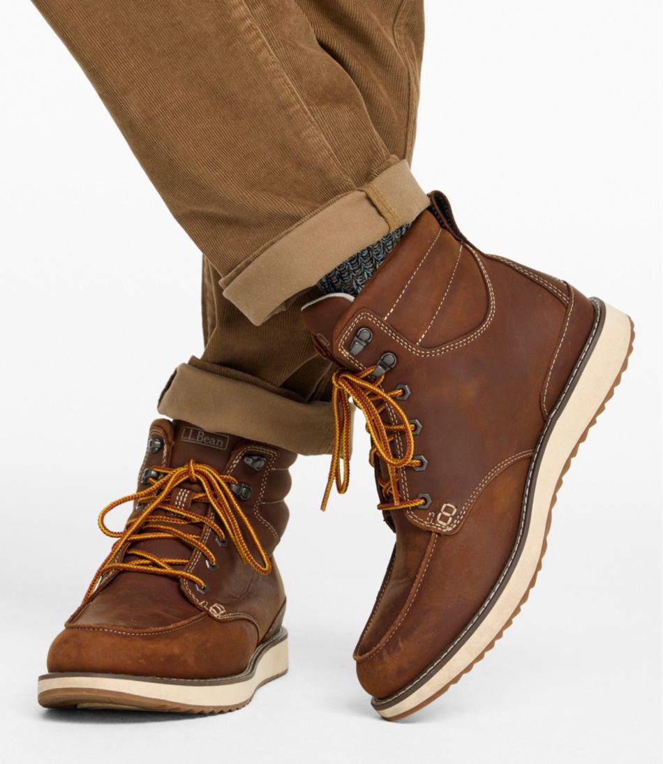 L.L.Bean Men's Stonington Boots, Moc-Toe SALE|FOOTWEAR
