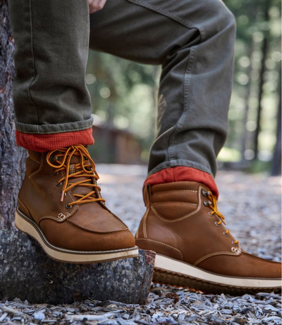 L.L.Bean Men's Stonington Boots, Moc-Toe SALE|FOOTWEAR