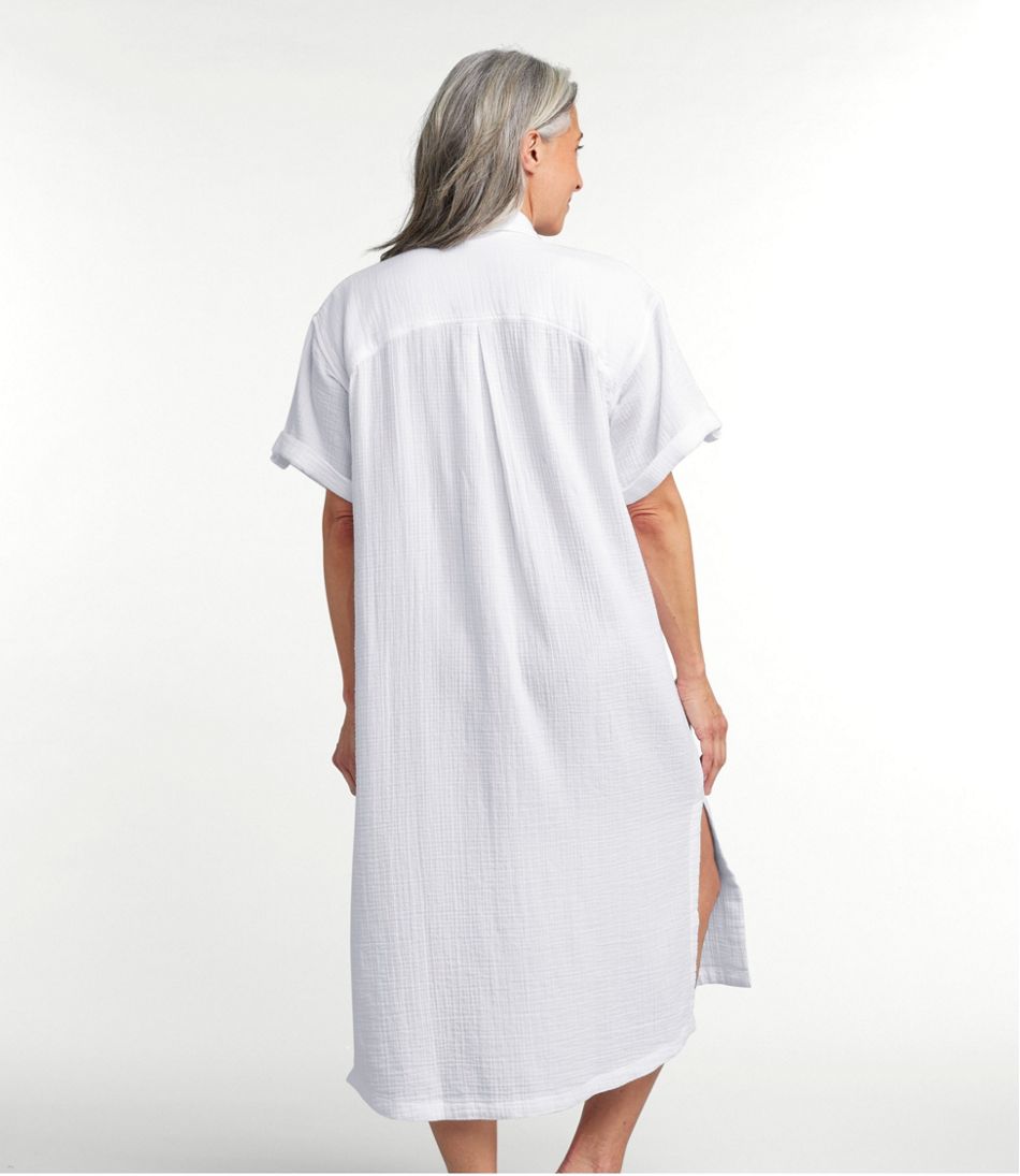 L.L.Bean Women's Cloud Gauze Midi Dress CLOTHING|SALE