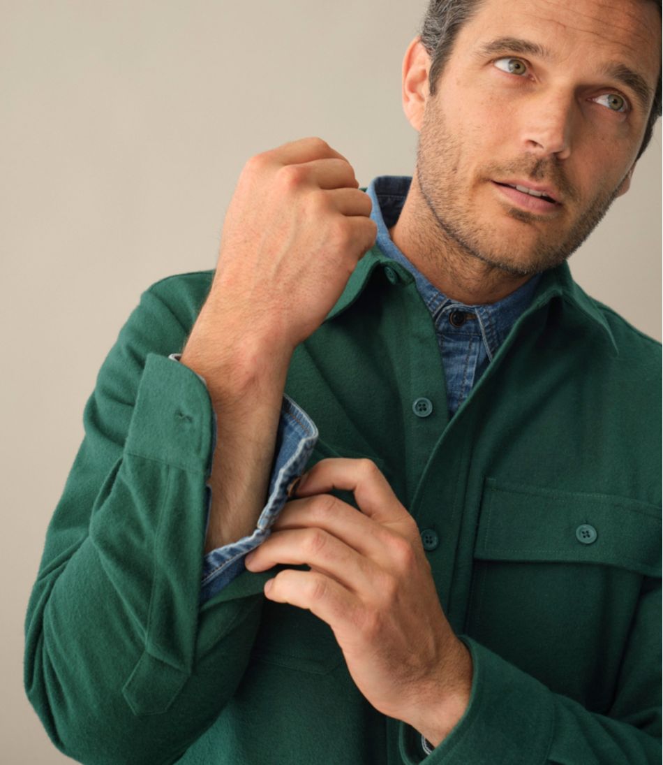 L.L.Bean Men's Chamois Shirt, Slightly Fitted CLOTHING|SALE