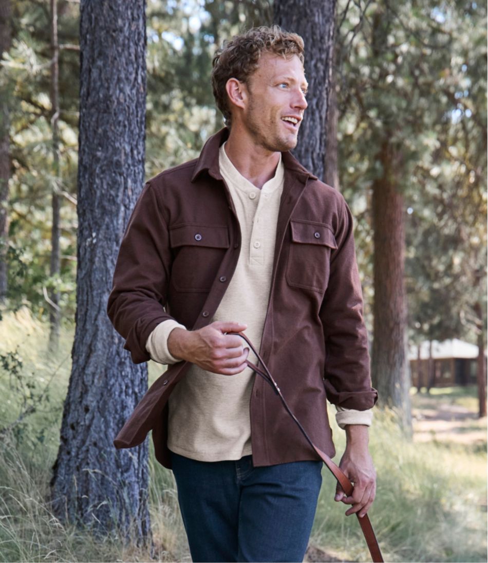 L.L.Bean Men's Chamois Shirt, Slightly Fitted CLOTHING|SALE