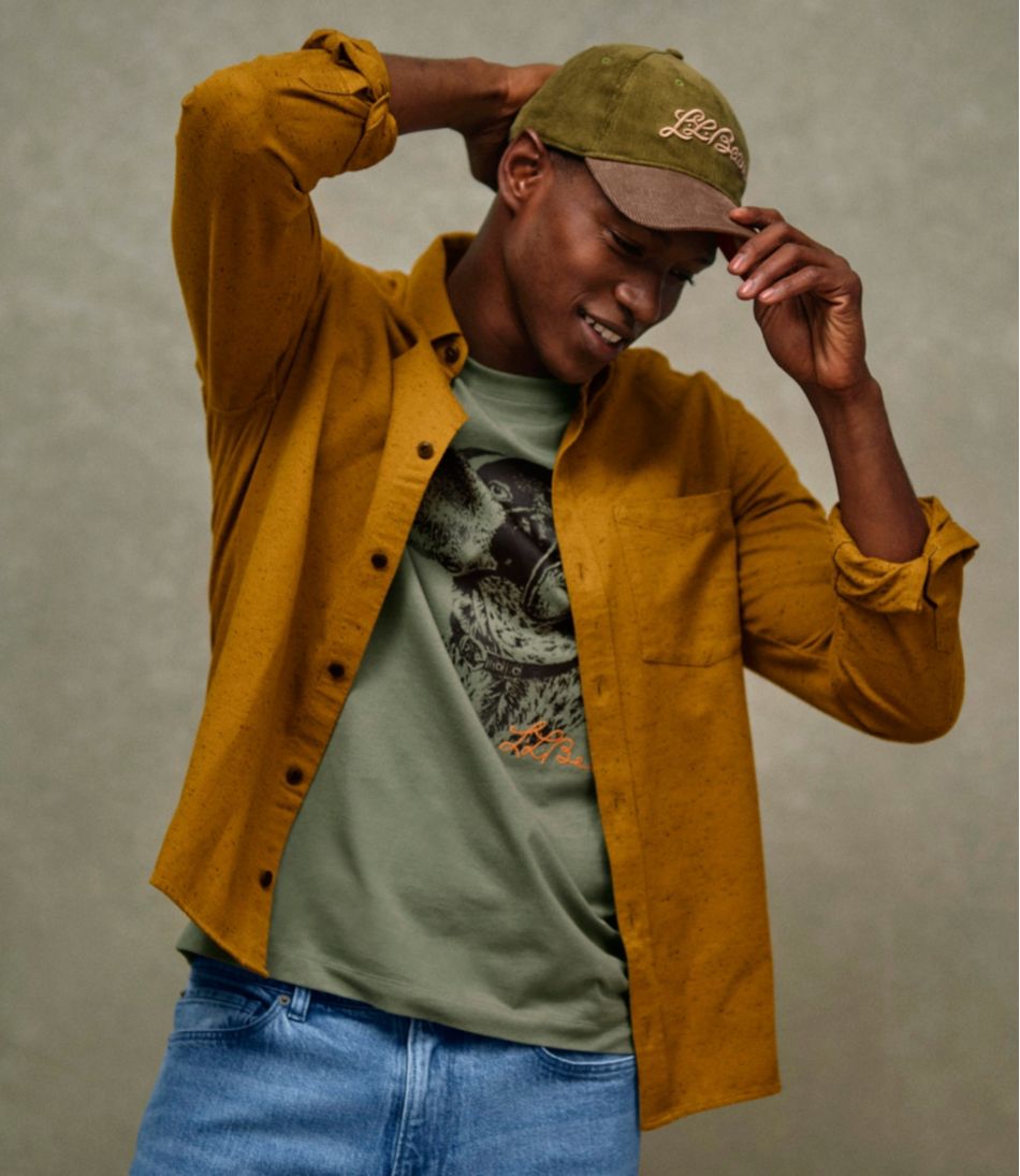 L.L.Bean Men's Signature Donegal Woven Shirt, Long-Sleeve CLOTHING|SALE