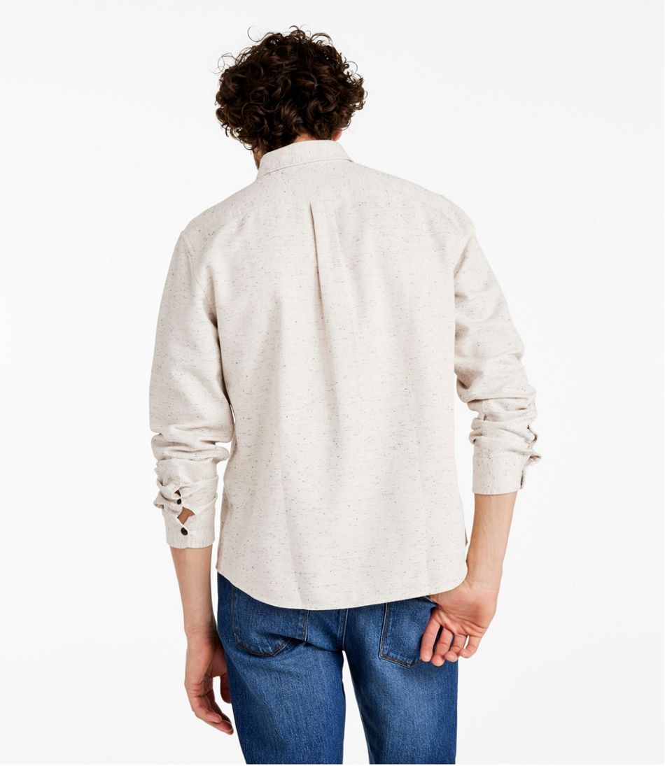 L.L.Bean Men's Signature Donegal Woven Shirt, Long-Sleeve CLOTHING|SALE