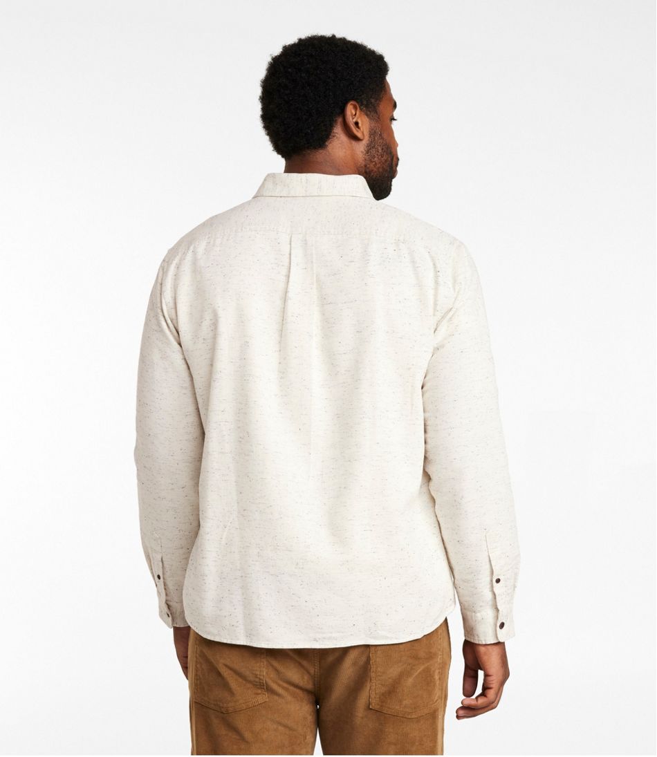 L.L.Bean Men's Signature Donegal Woven Shirt, Long-Sleeve CLOTHING|SALE