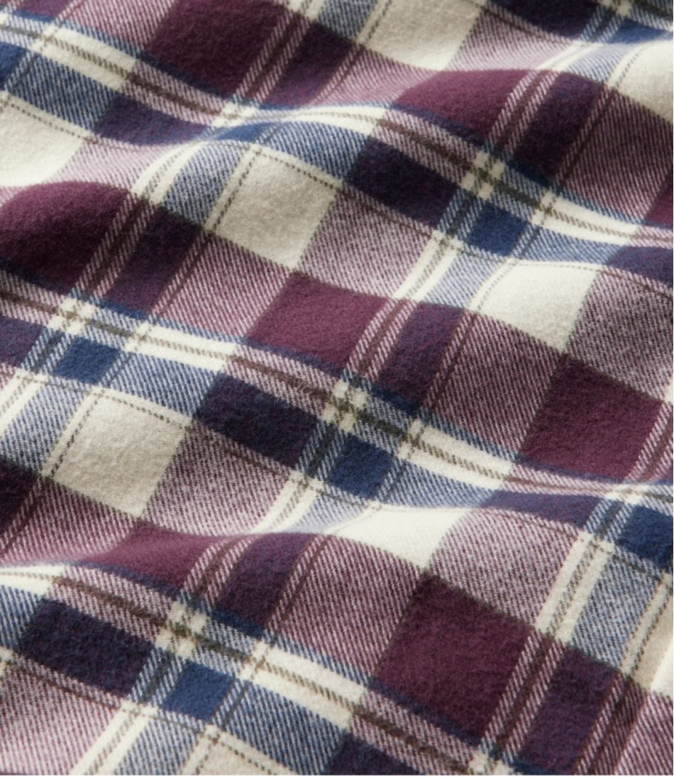 L.L.Bean Men's Fleece-Lined Flannel Shirt, Traditional Fit CLOTHING