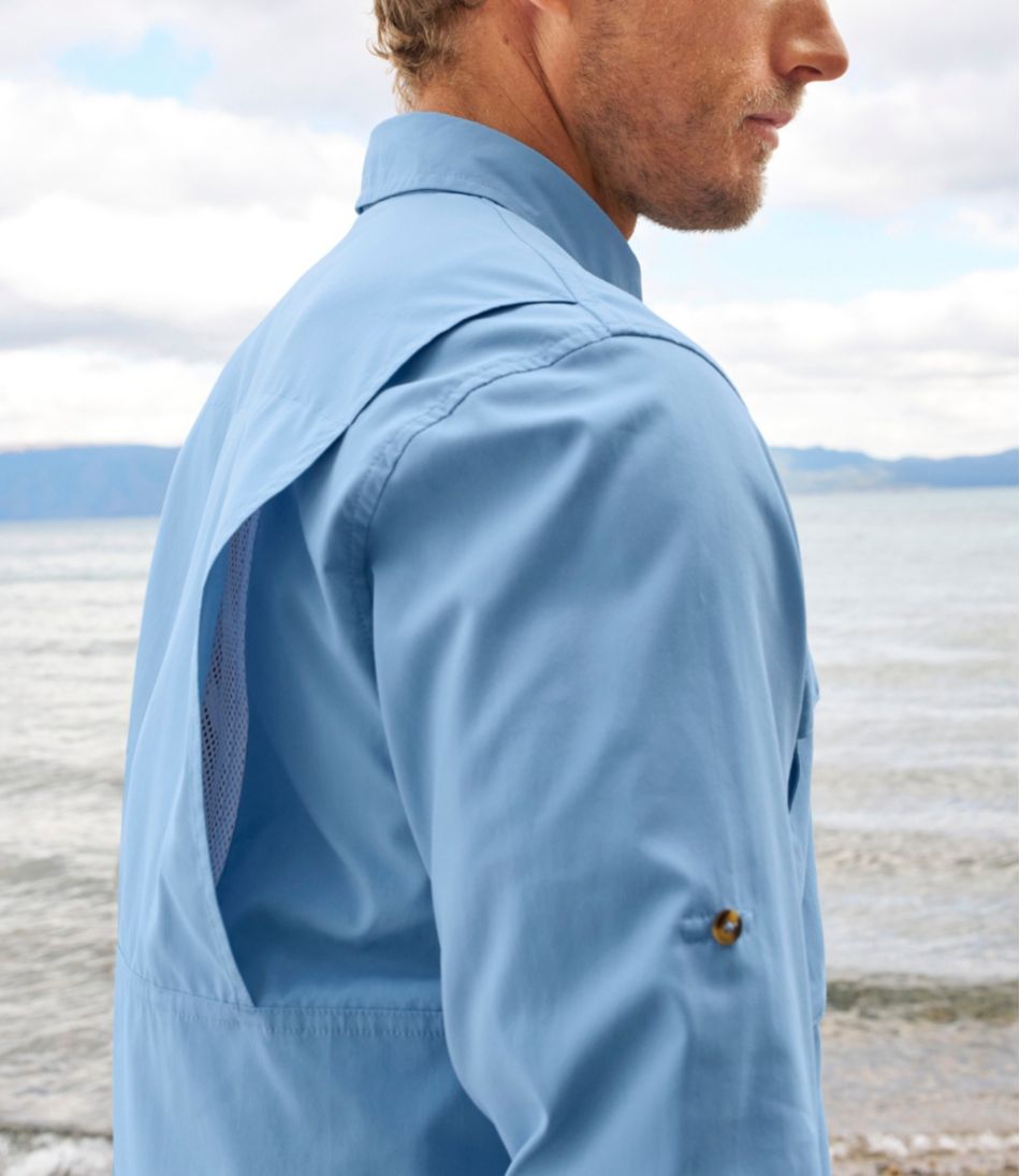 L.L.Bean Men's Tropicwear Shirt, Long-Sleeve CLOTHING|OUTDOOR EQUIPMENT