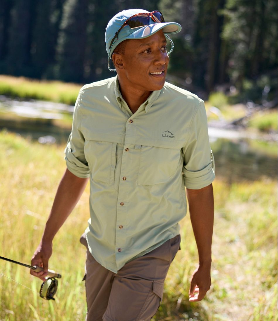 L.L.Bean Men's Tropicwear Shirt, Long-Sleeve CLOTHING|OUTDOOR EQUIPMENT