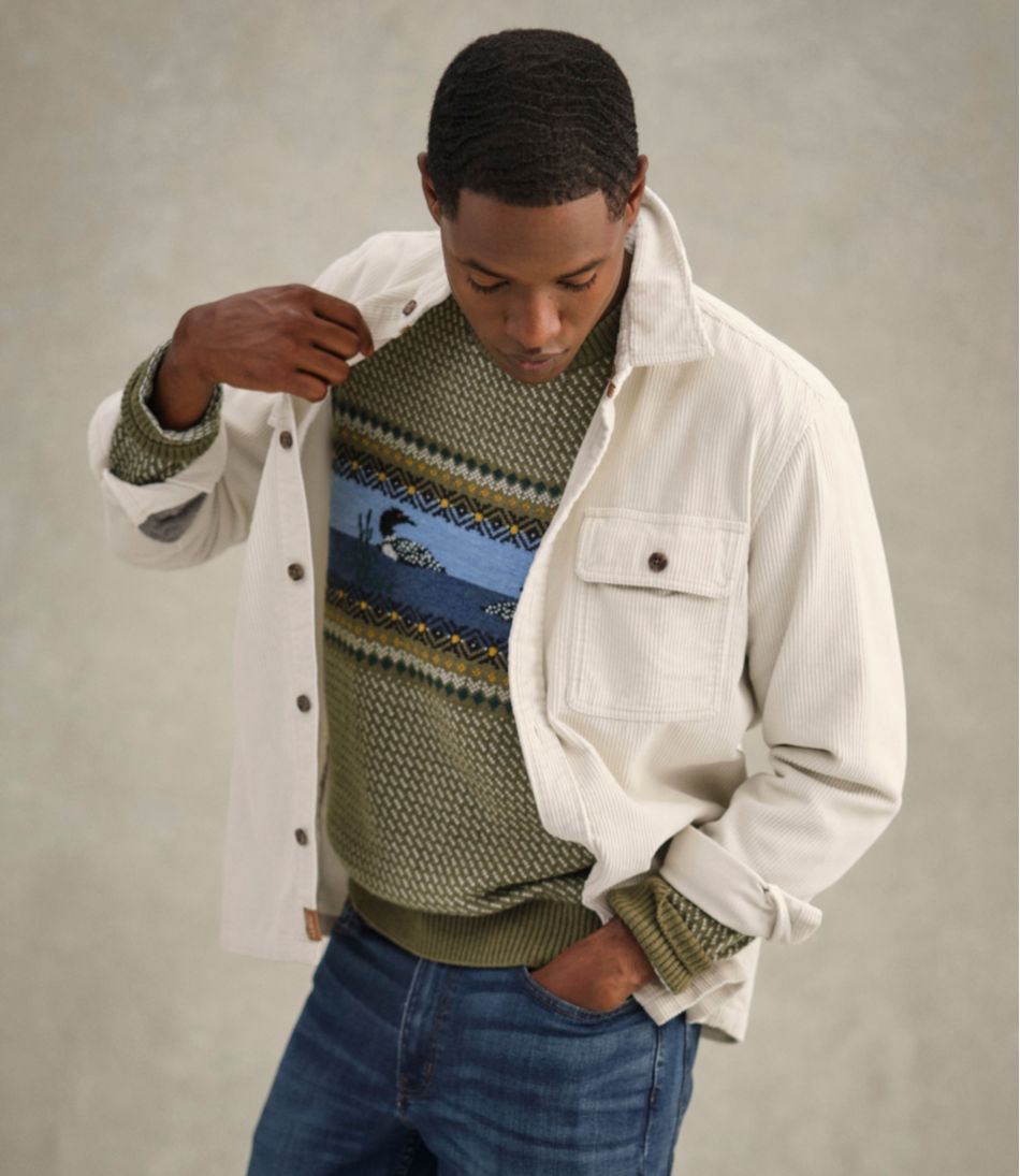 L.L.Bean Men's Rangeley Corduroy Shirt, Slightly Fitted CLOTHING|SALE