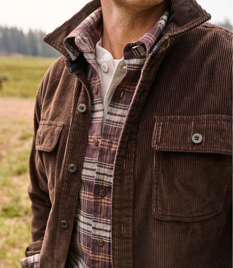 L.L.Bean Men's Rangeley Corduroy Shirt, Slightly Fitted CLOTHING|SALE