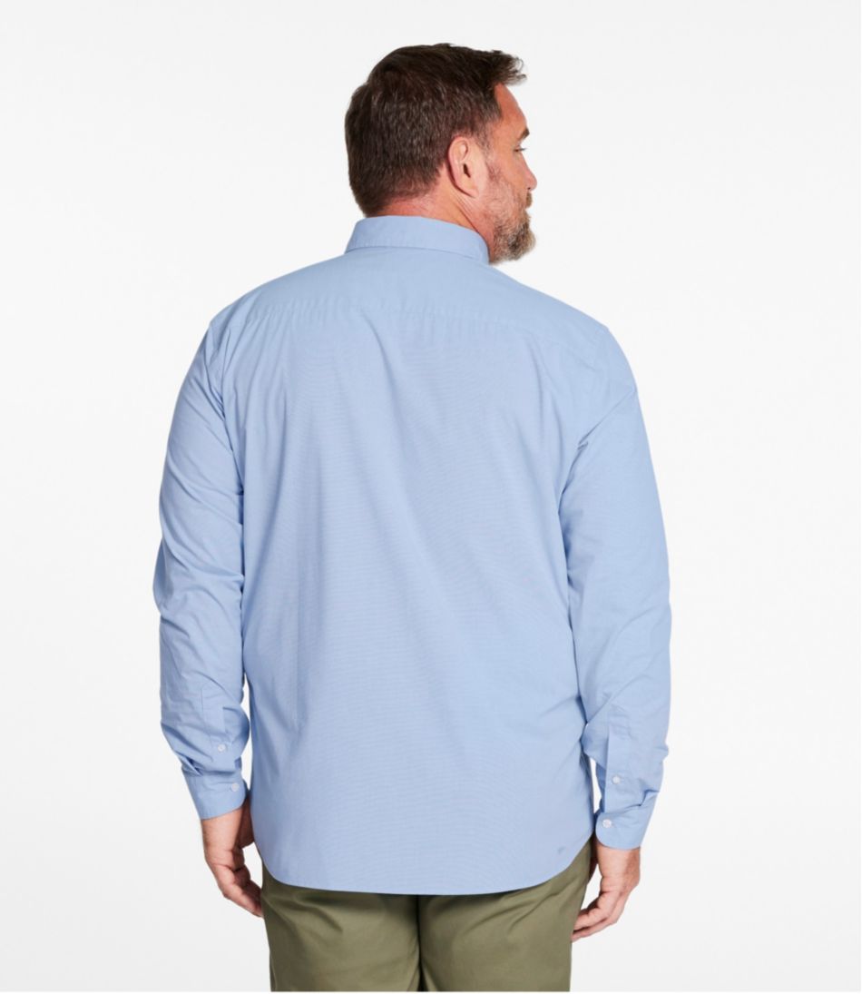 L.L.Bean Men's Comfort Stretch Performance® Shirt, Long-Sleeve, Slightly Fitted Untucked Fit CLOTHING|SALE