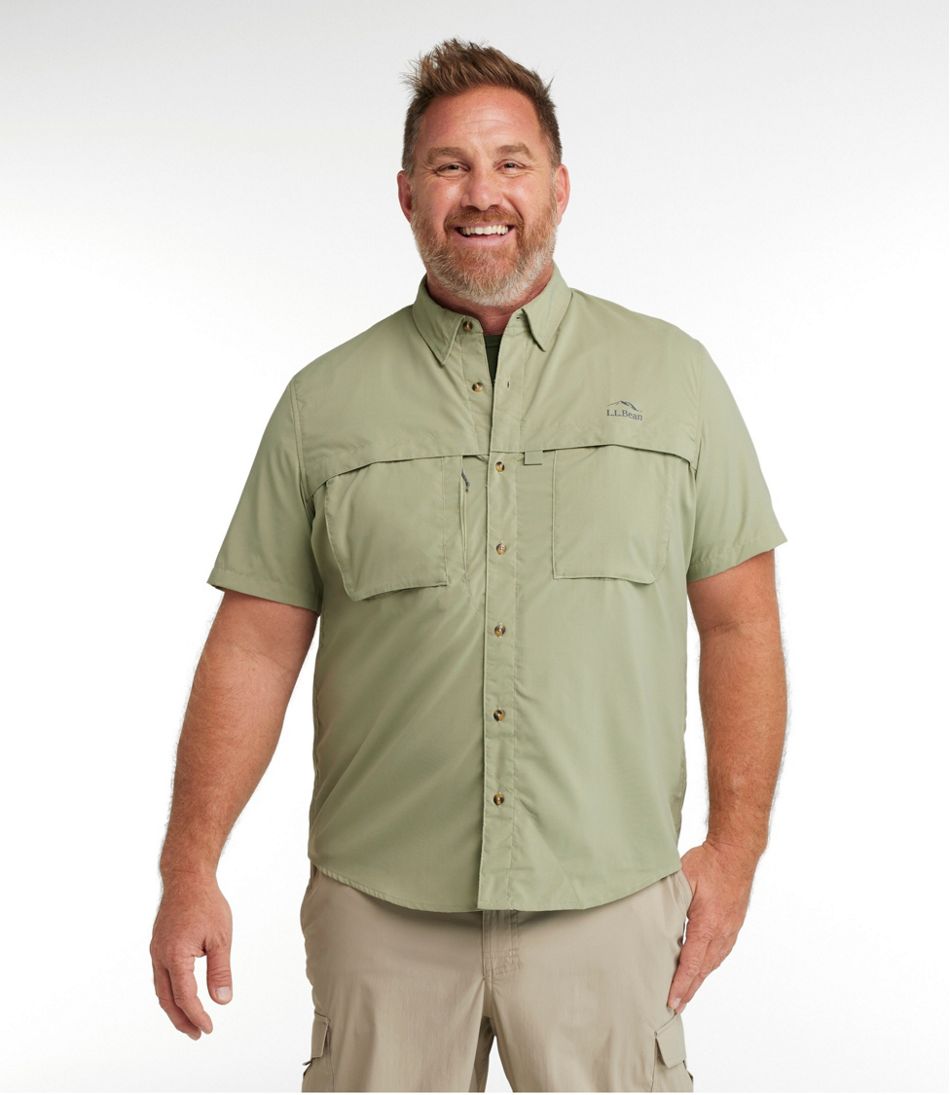 L.L.Bean Men's Tropicwear Shirt, Short-Sleeve CLOTHING|OUTDOOR EQUIPMENT