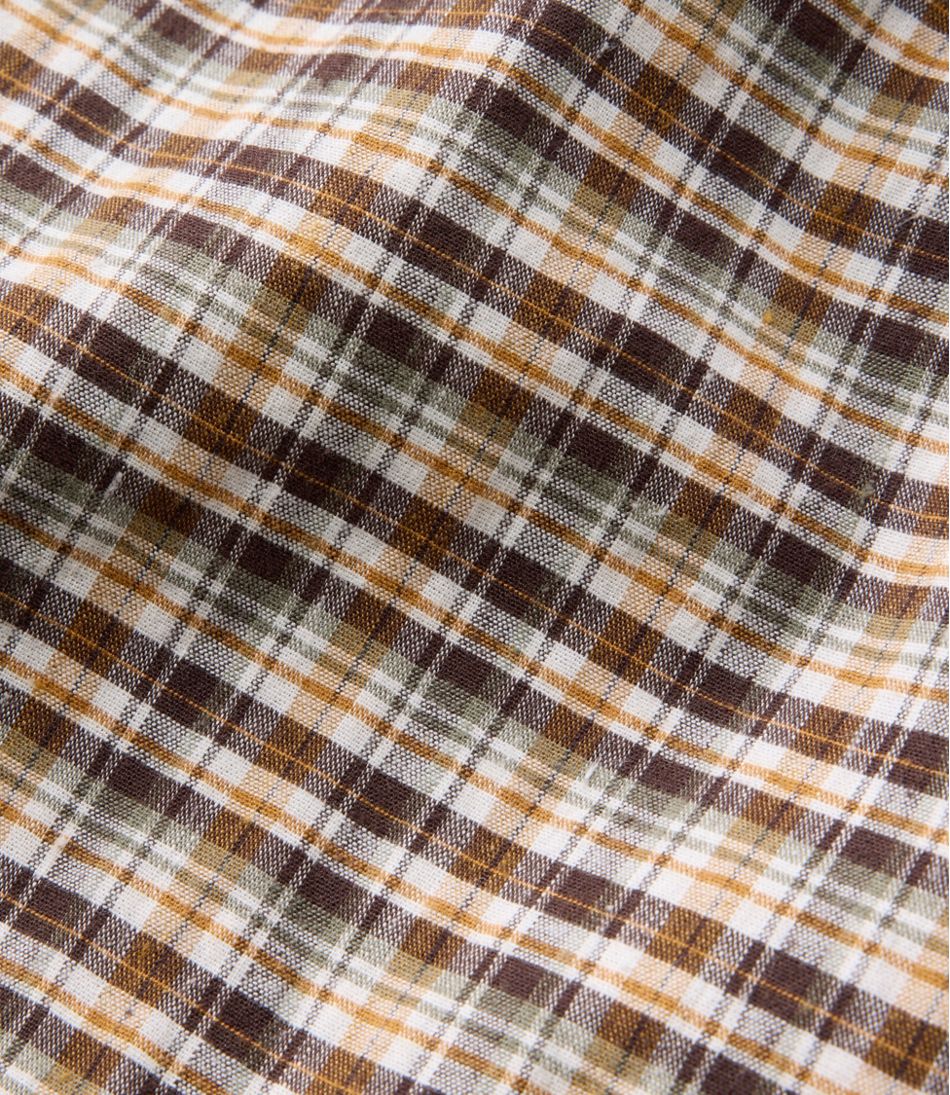 L.L.Bean Men's Stonecoast Hemp Shirt, Short-Sleeve, Slightly Fitted Untucked Fit CLOTHING|SALE