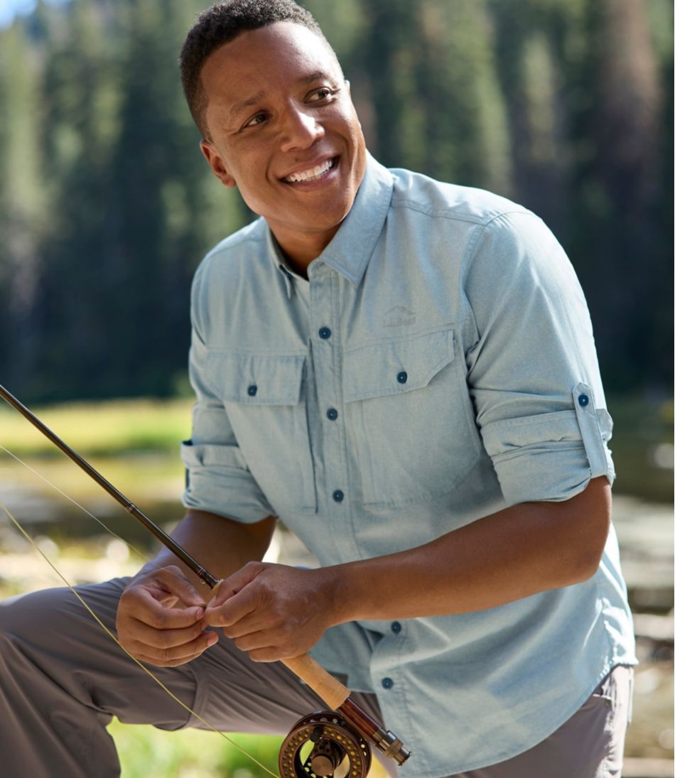 L.L.Bean Men's No Fly Zone Shirt, Long-Sleeve CLOTHING|OUTDOOR EQUIPMENT|SALE