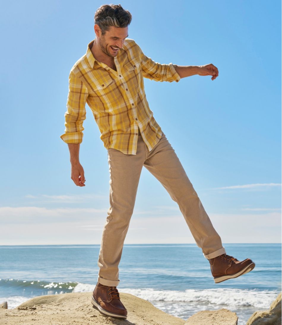 L.L.Bean Men's Signature Heritage Textured Flannel Shirt CLOTHING|SALE