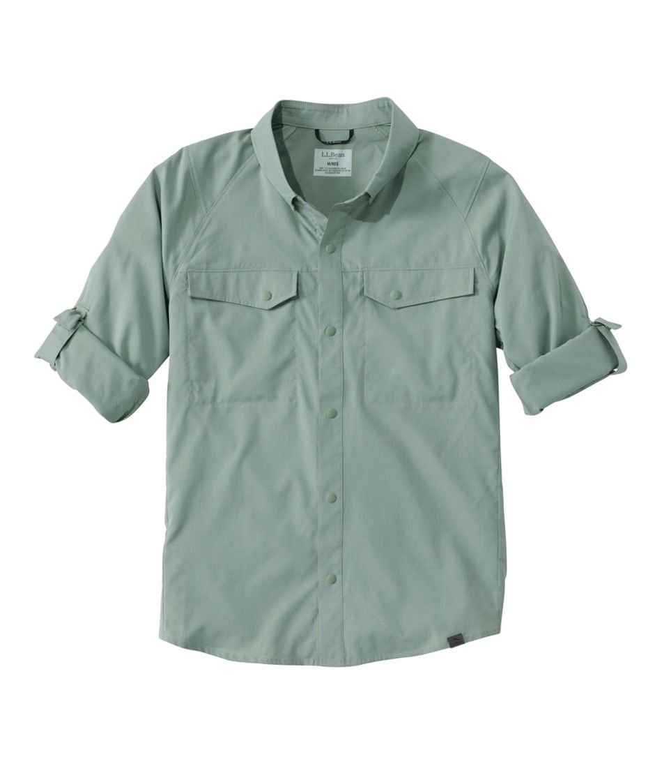 L.L.Bean Men's Tropicwear CoolPro Fishing Shirt, Long-Sleeve CLOTHING