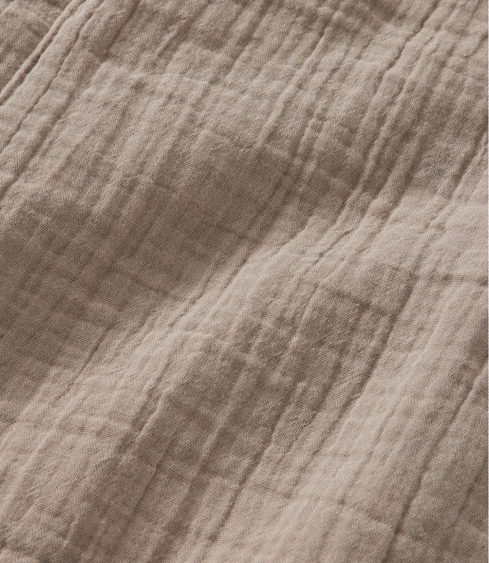 L.L.Bean Men's Cloud Gauze Shirt, Short-Sleeve, Slightly Fitted Untucked Fit CLOTHING