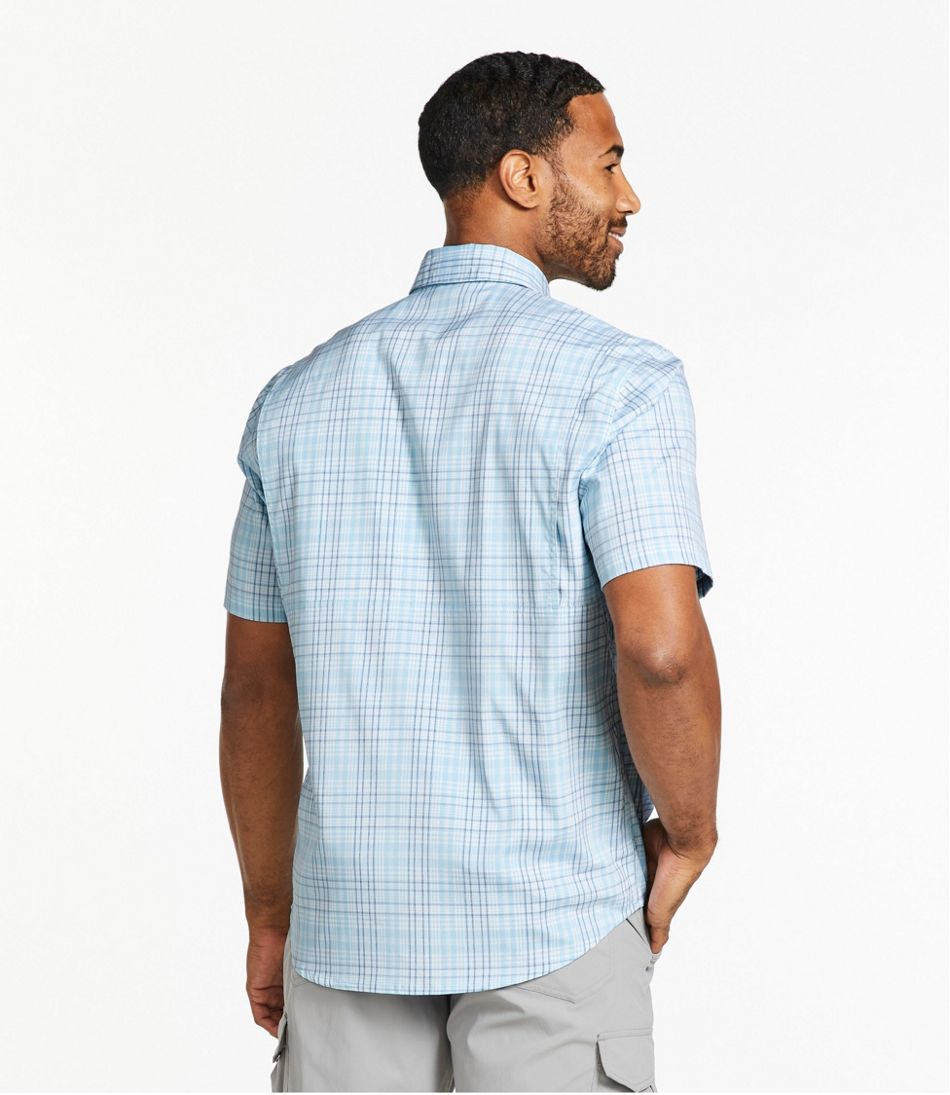L.L.Bean Men's Tropicwear Shirt, Plaid Short-Sleeve CLOTHING|OUTDOOR EQUIPMENT