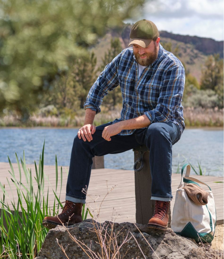 L.L.Bean Men's BeanFlex® Jeans, Classic Fit, Straight Leg CLOTHING