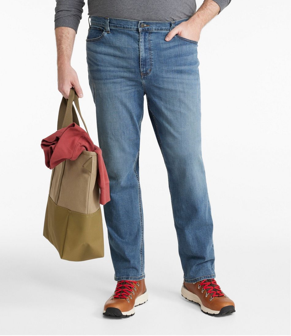 L.L.Bean Men's BeanFlex® Jeans, Classic Fit, Straight Leg CLOTHING