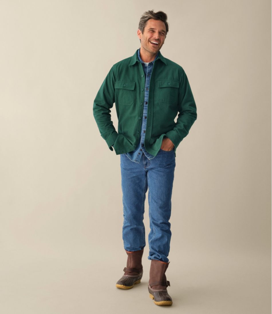 L.L.Bean Men's Double L® Jeans, Standard Fit, Straight Leg CLOTHING