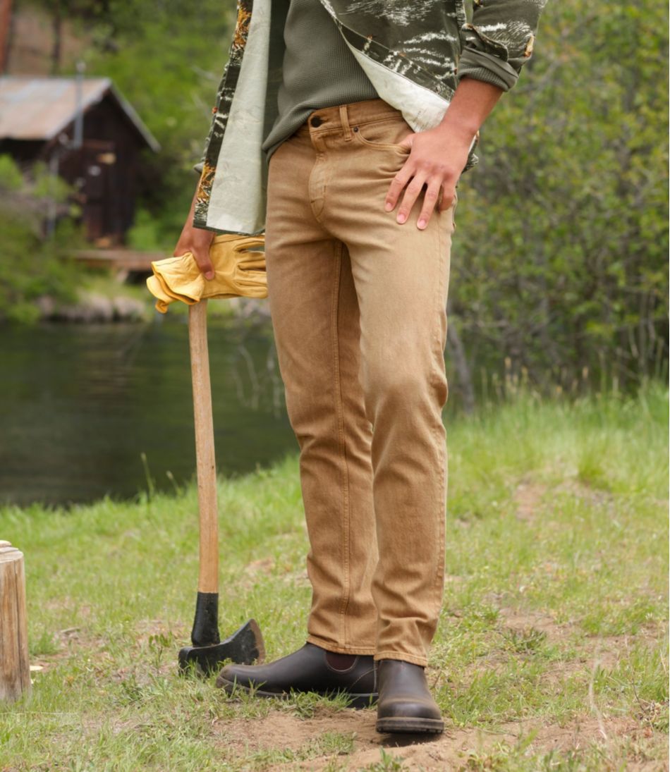 L.L.Bean Men's Signature Heritage Denim, Classic Fit, Tapered Leg CLOTHING