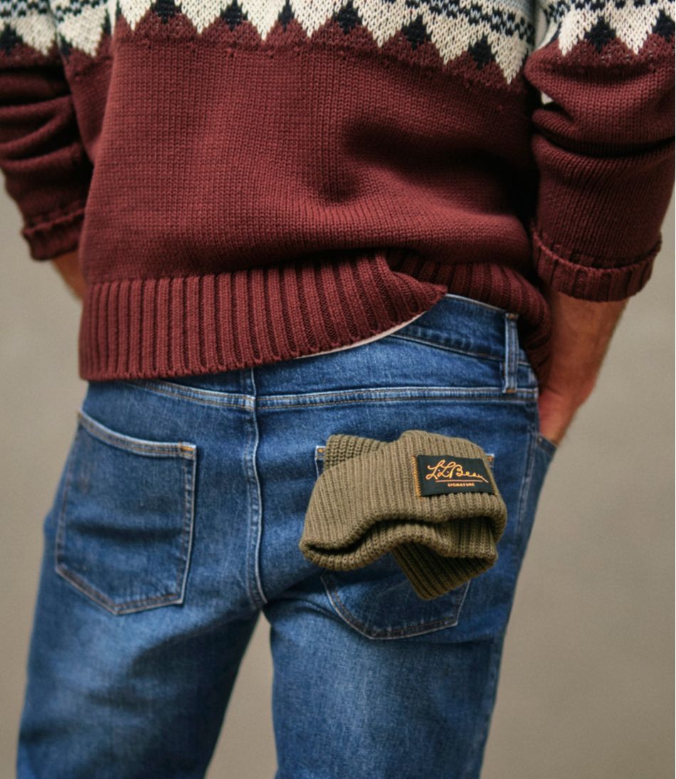 L.L.Bean Men's Signature Heritage Denim, Classic Fit, Tapered Leg CLOTHING