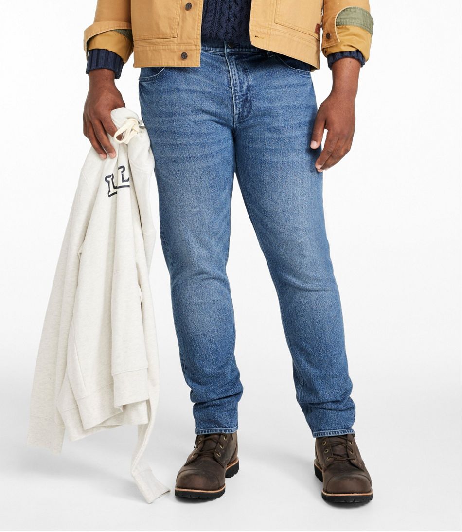 L.L.Bean Men's Signature Heritage Denim, Classic Fit, Tapered Leg CLOTHING