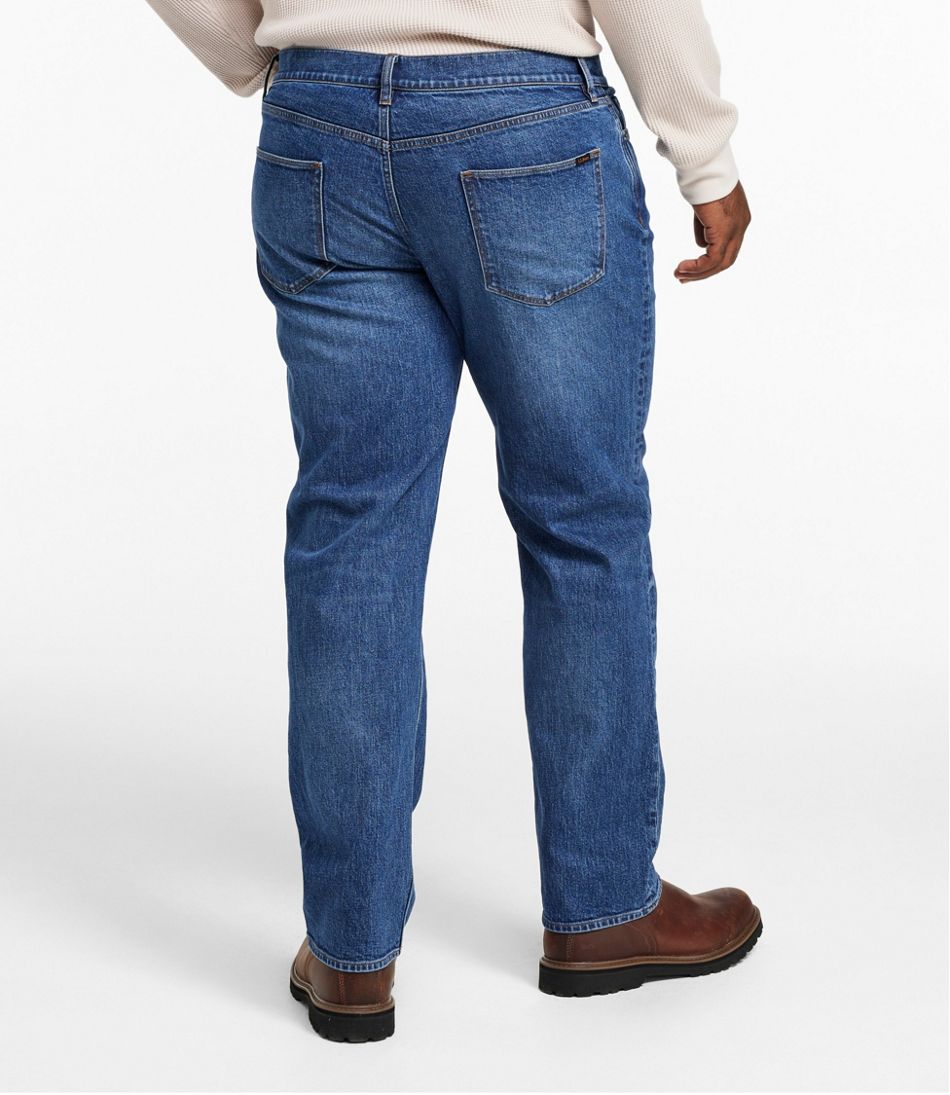 L.L.Bean Men's Signature Heritage Denim, Slim Fit, Straight Leg CLOTHING